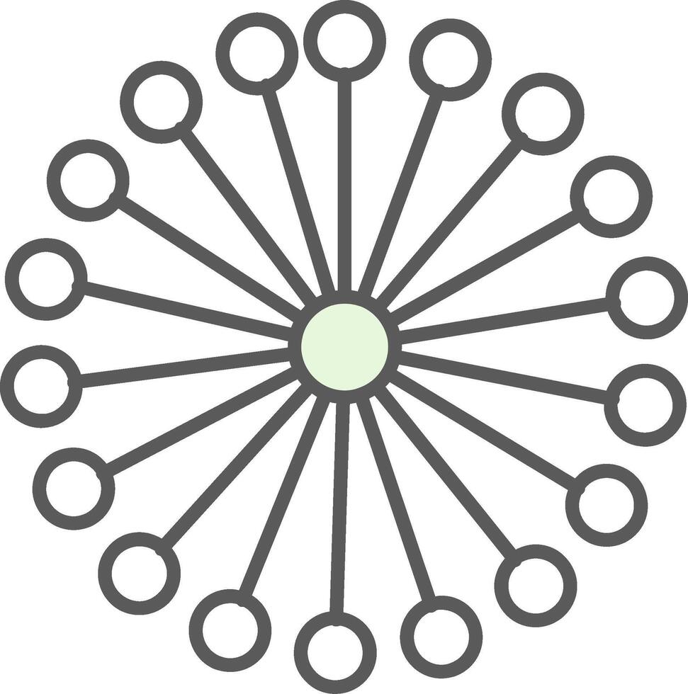 Mimosa Fillay Icon vector