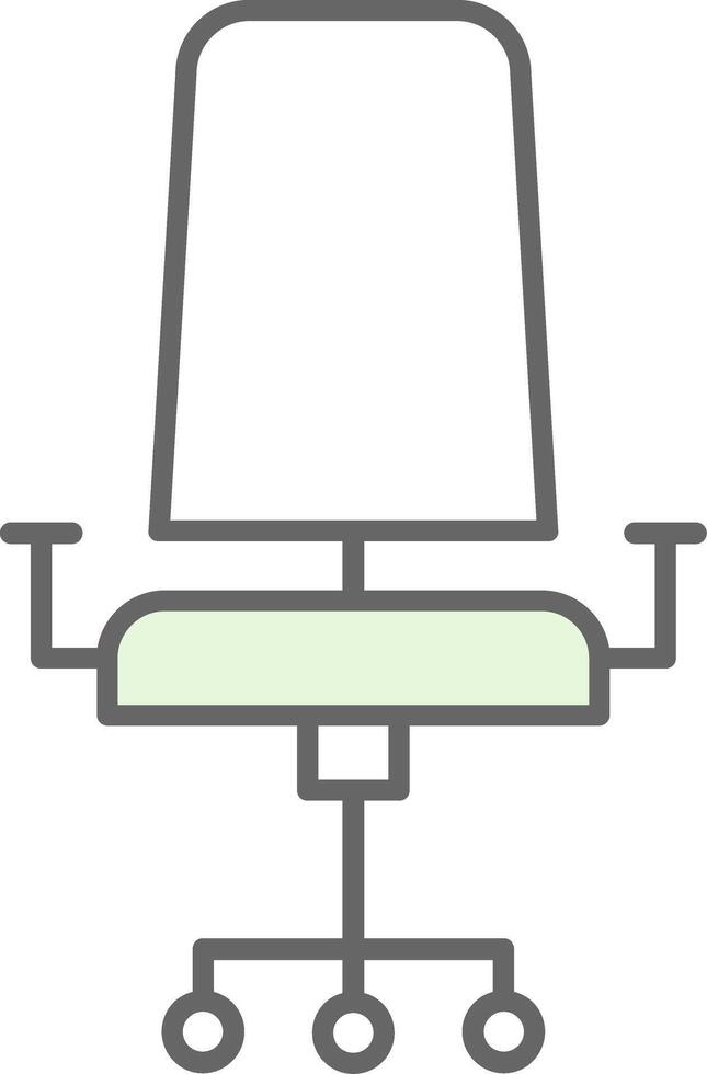 Chair Fillay Icon vector