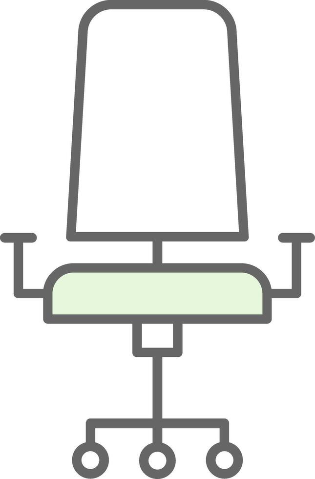 Chair Fillay Icon vector