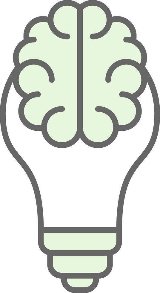 Business Intelligence Fillay Icon vector