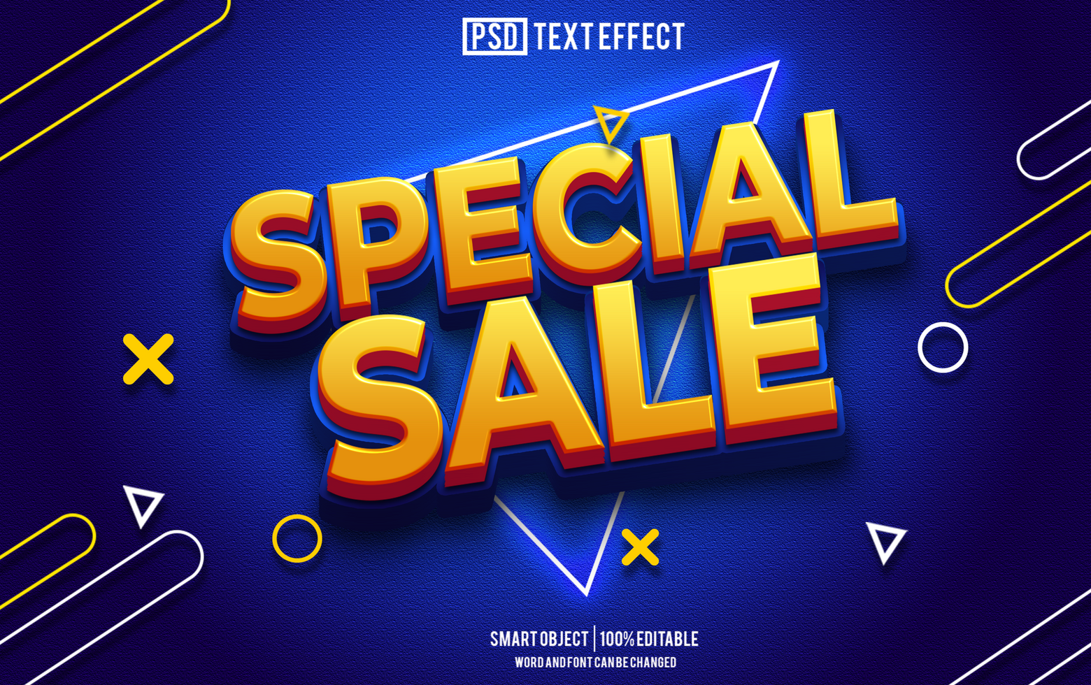 special sale text effect, font editable, typography, 3d text. psd