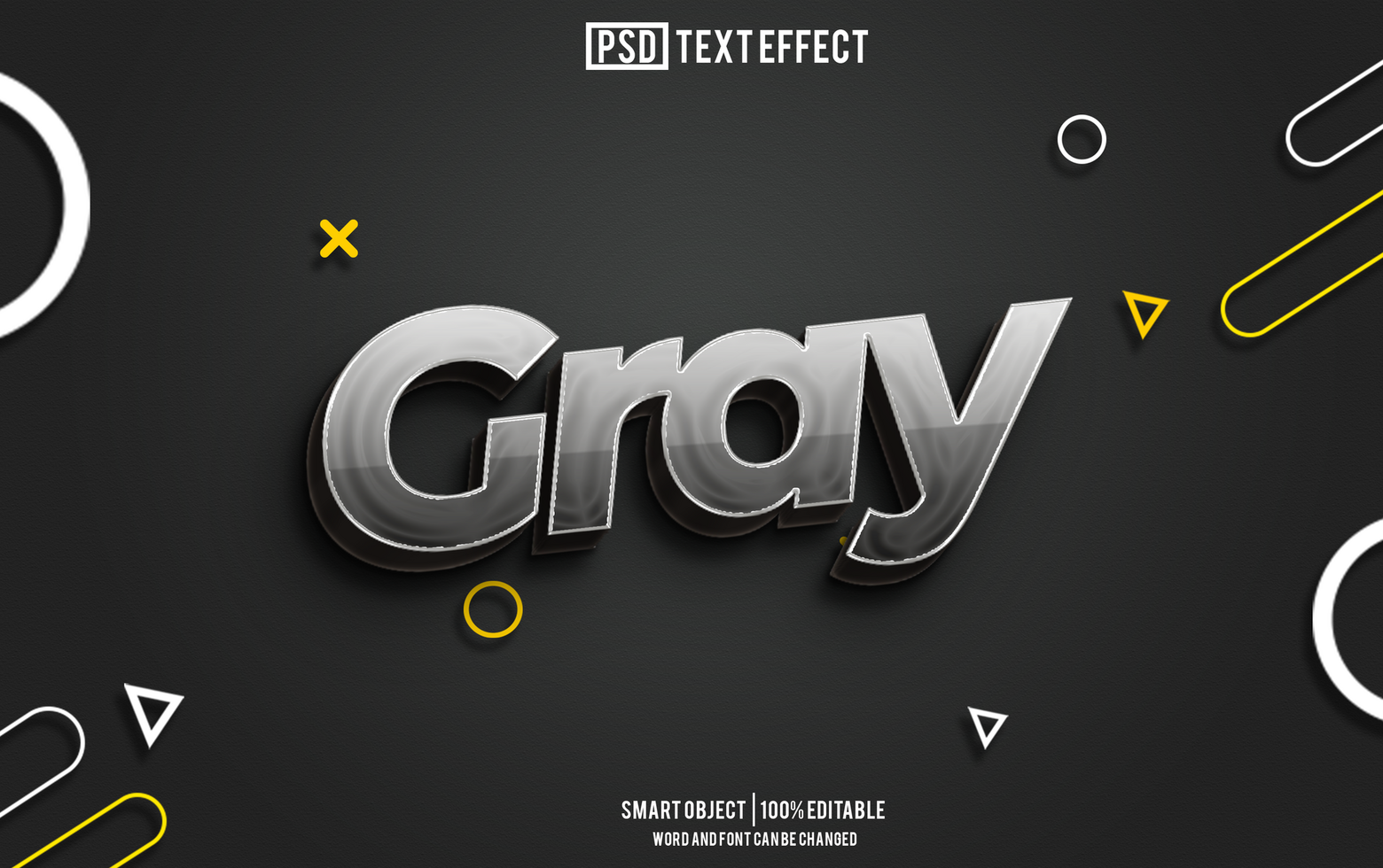 gray text effect, font editable, typography, 3d text psd