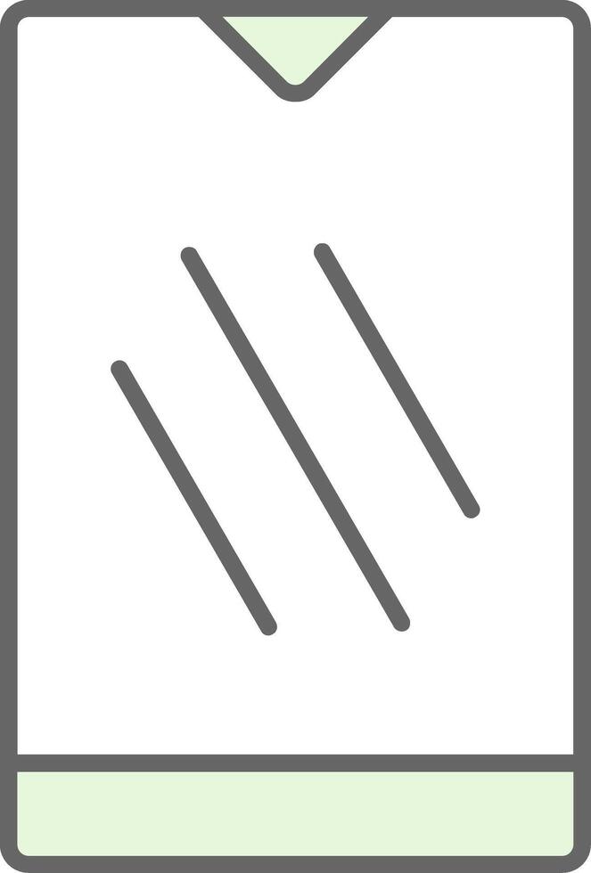 Mobile Phone Fillay Icon vector