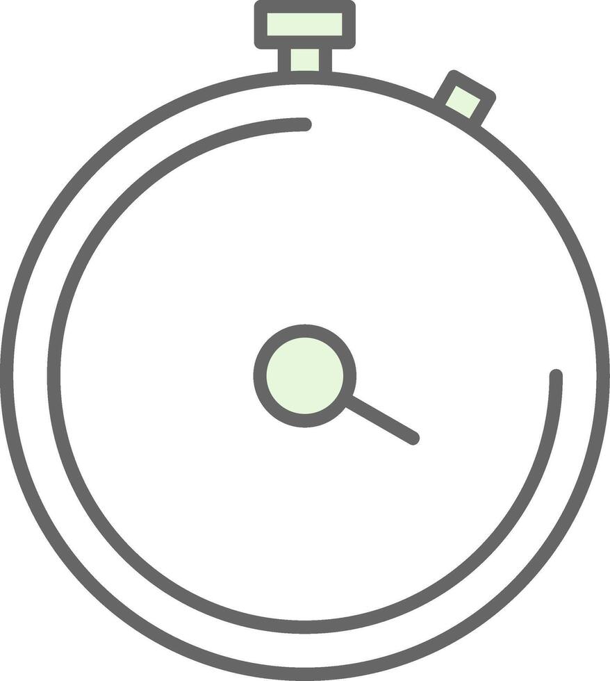 Stopwatch Fillay Icon vector