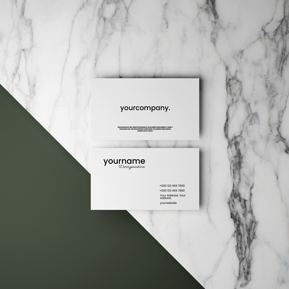 modern business card mockup psd