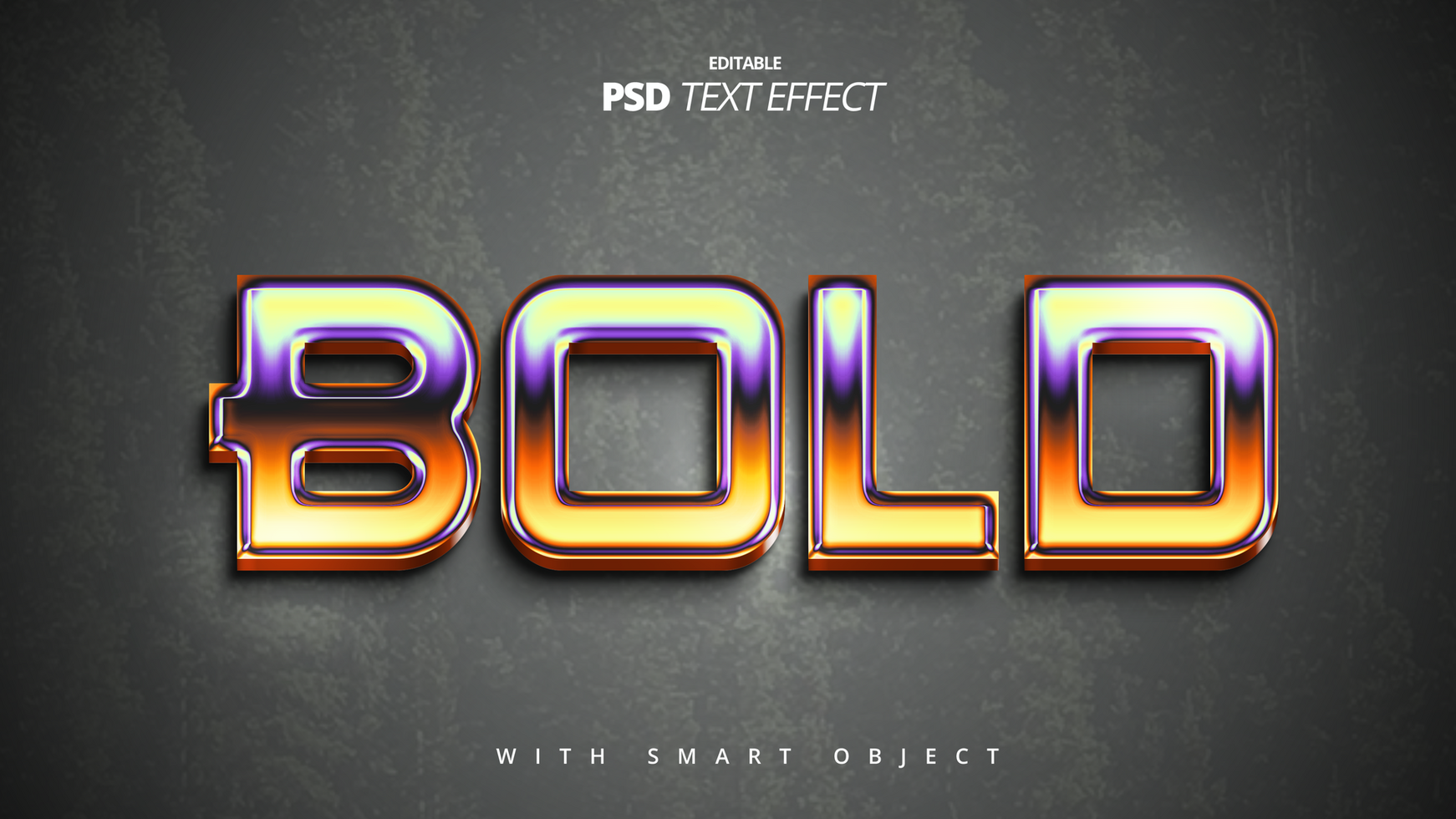 galaxy futuristic bold 3d movie title text effect design psd