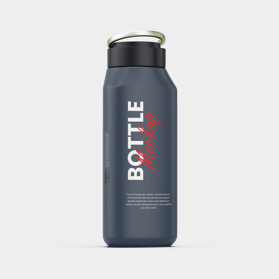 Water Bottle Mockup psd