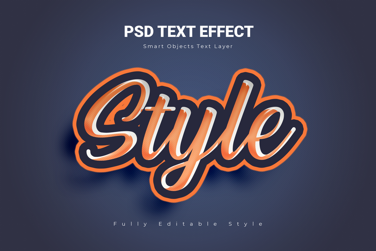 Text Style Effect Mockup psd