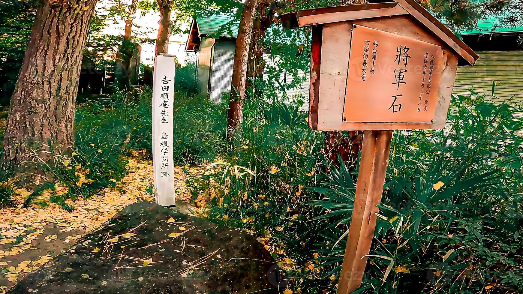 Shimane Washi Shrine is located in Shimane, Adachi Ward, Tokyo, Japan. This area is said to be an ancient cove where the gods landed on boats photo