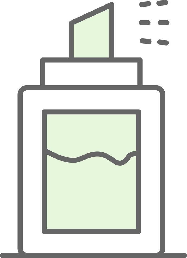 desodorante relleno icono vector