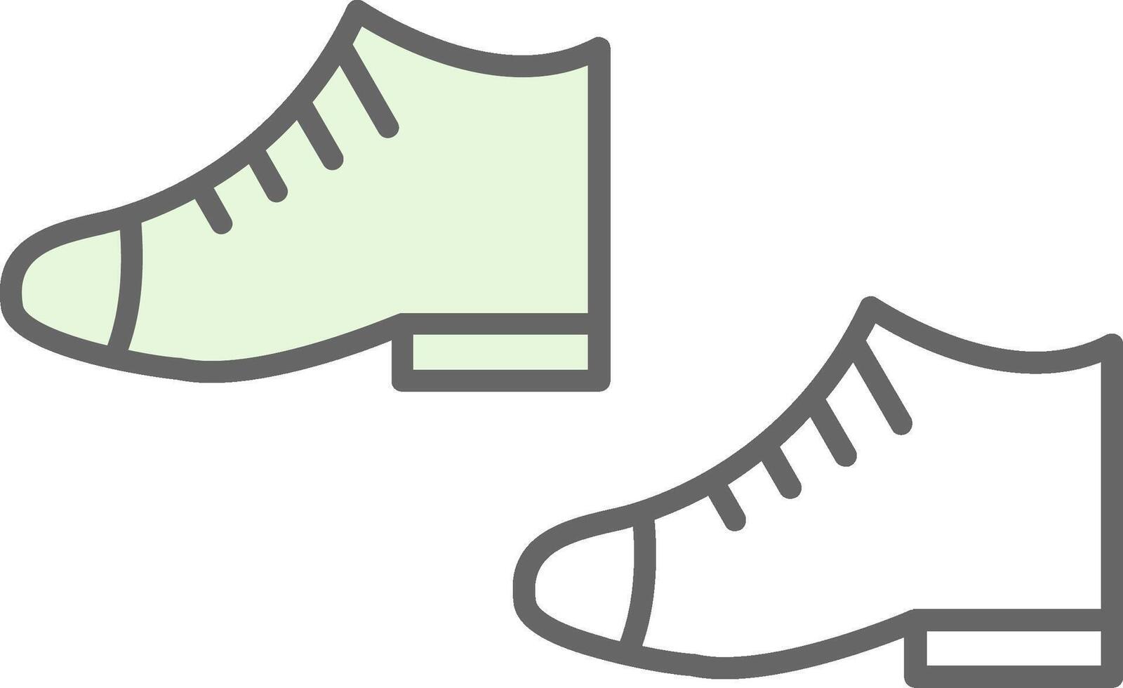 Zapatos relleno icono vector