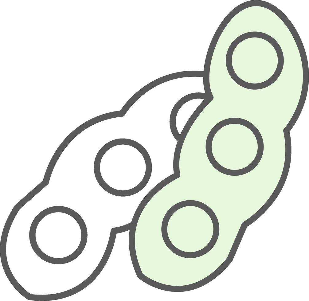 Soybean Fillay Icon vector