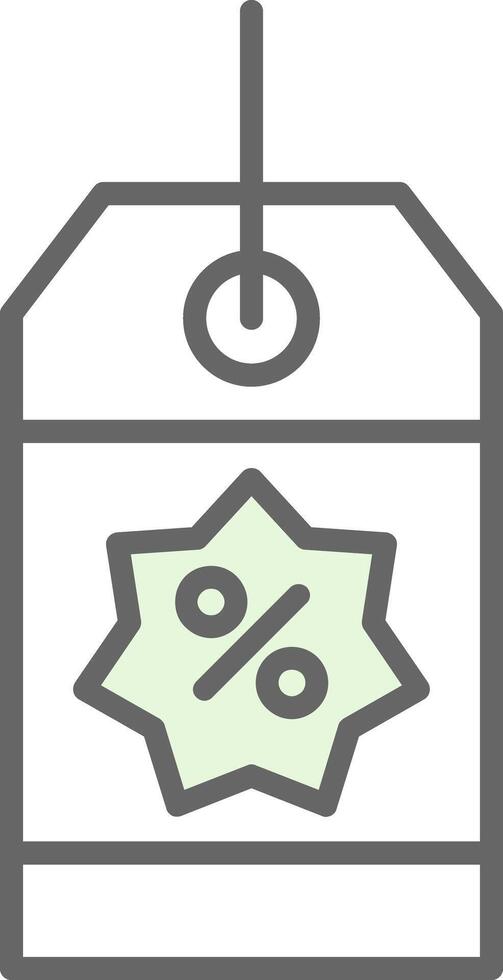 Coupon Fillay Icon vector