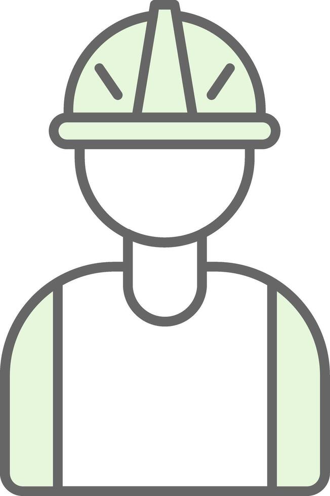 Worker Fillay Icon vector