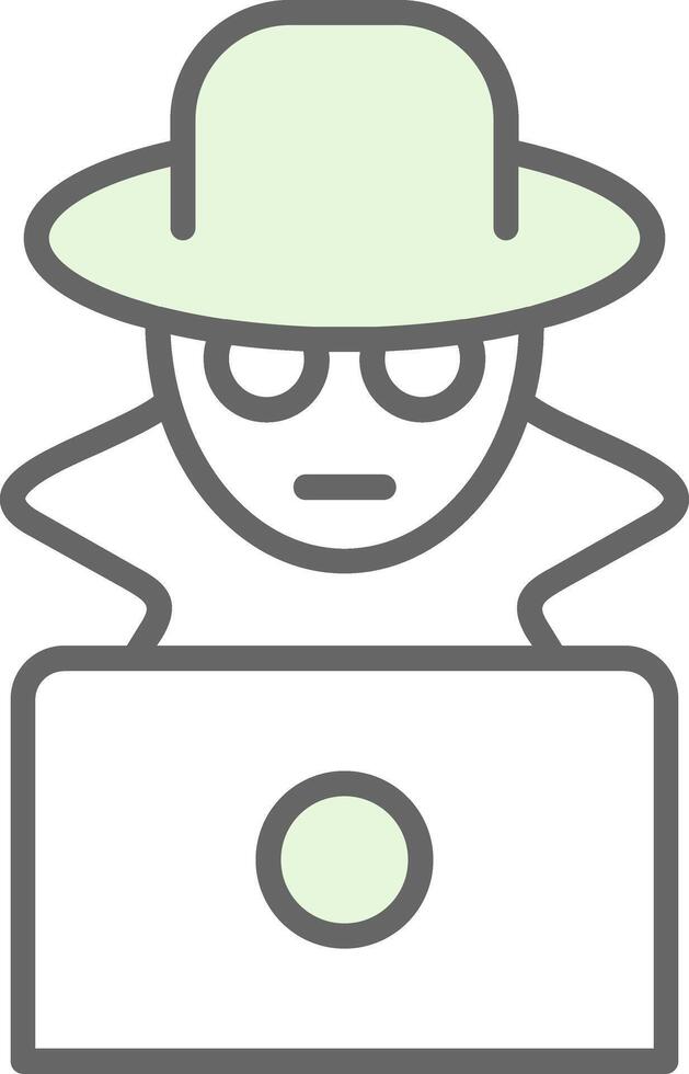Fraud Fillay Icon vector