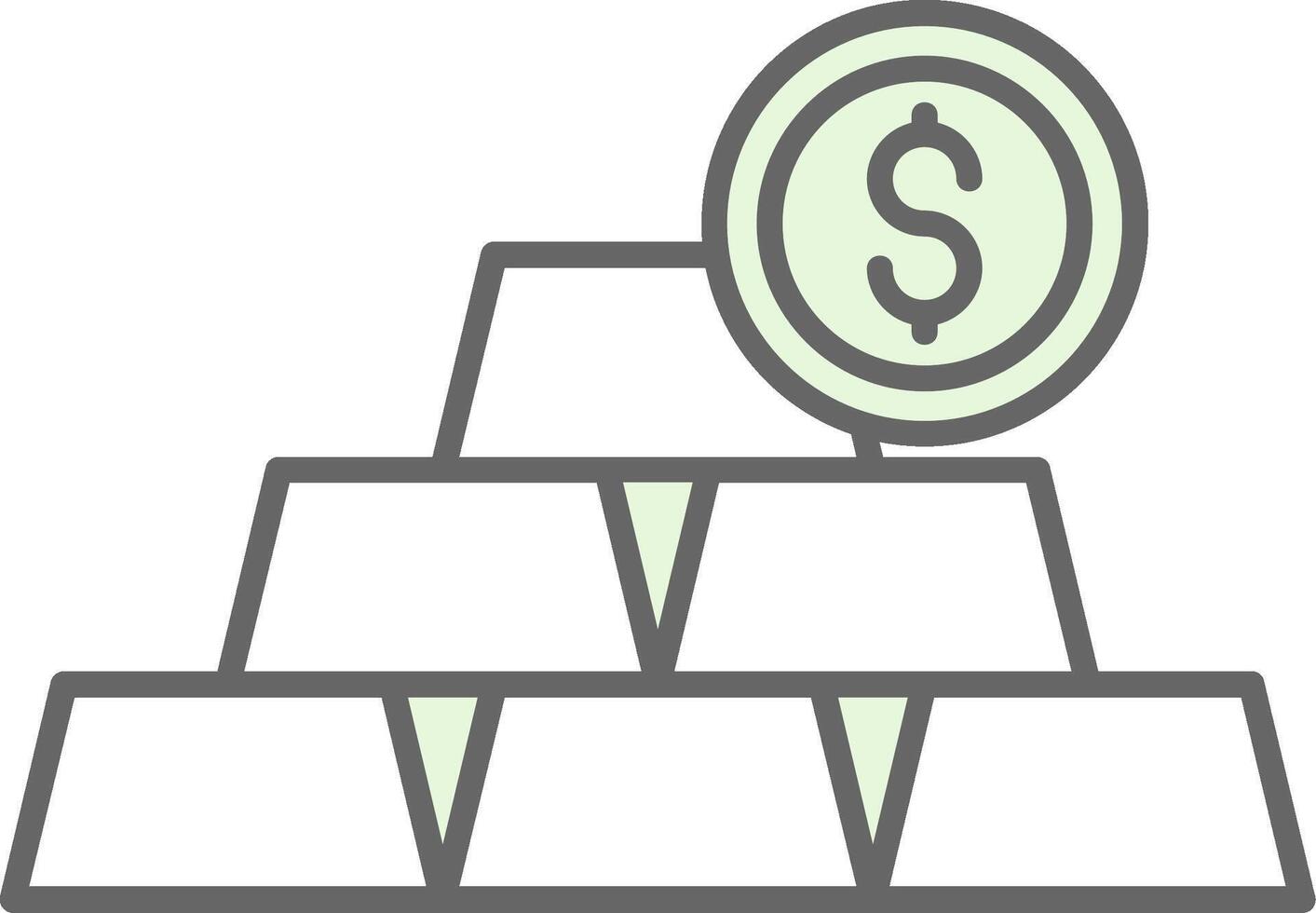 Ingots Fillay Icon vector