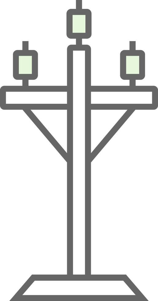 High Voltage Fillay Icon vector
