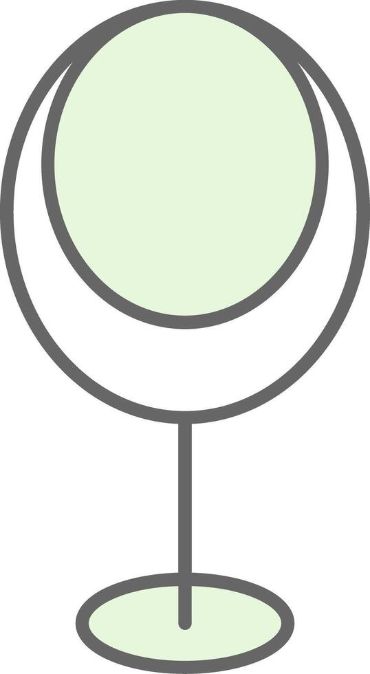 Egg Chair Fillay Icon vector