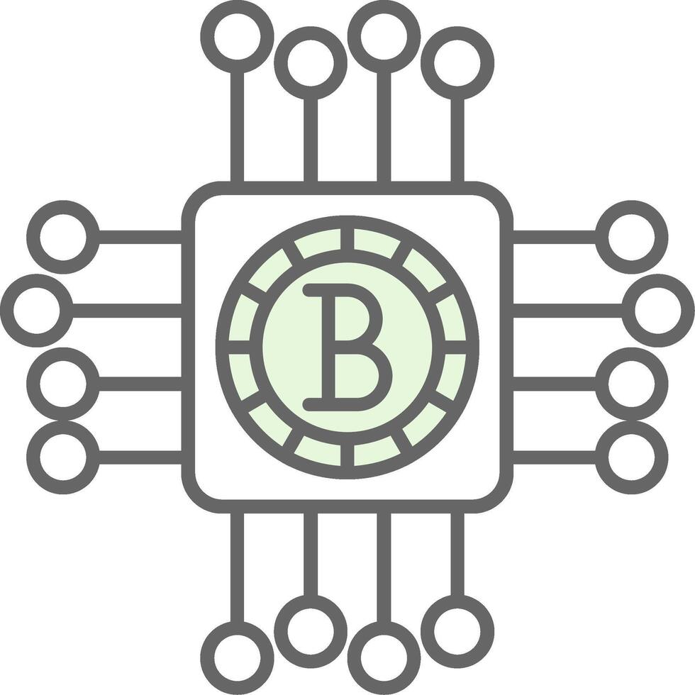 Cryptocurrency Fillay Icon vector