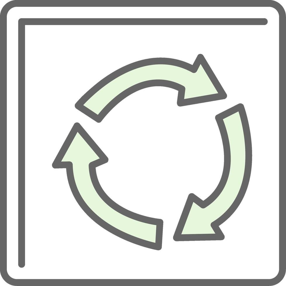 Roundabout Fillay Icon vector