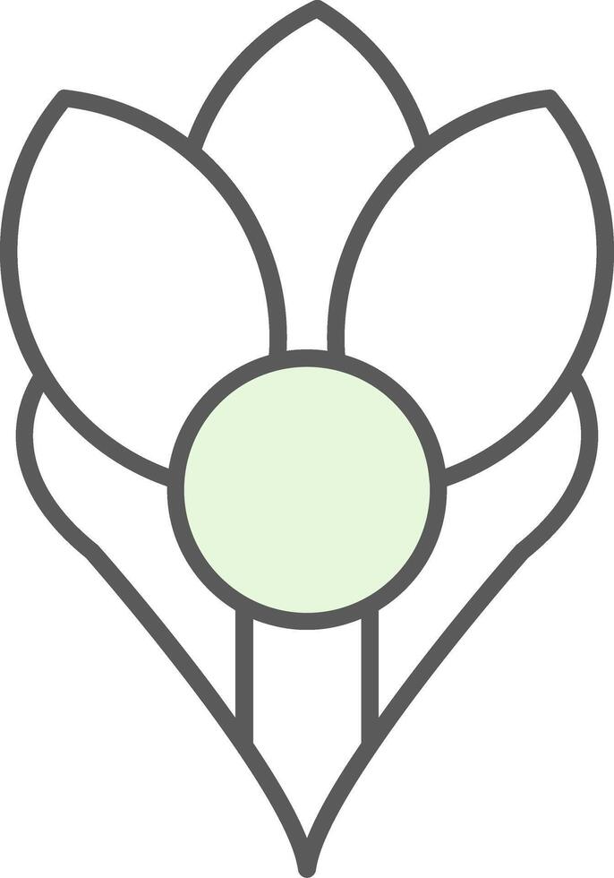 Crocus Fillay Icon vector