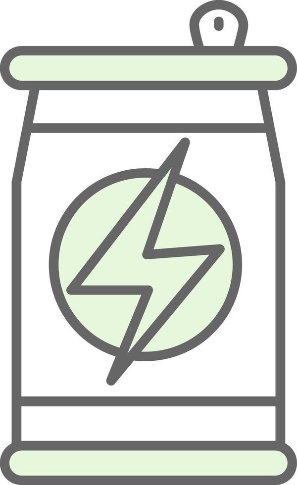 Energy Drink Fillay Icon vector