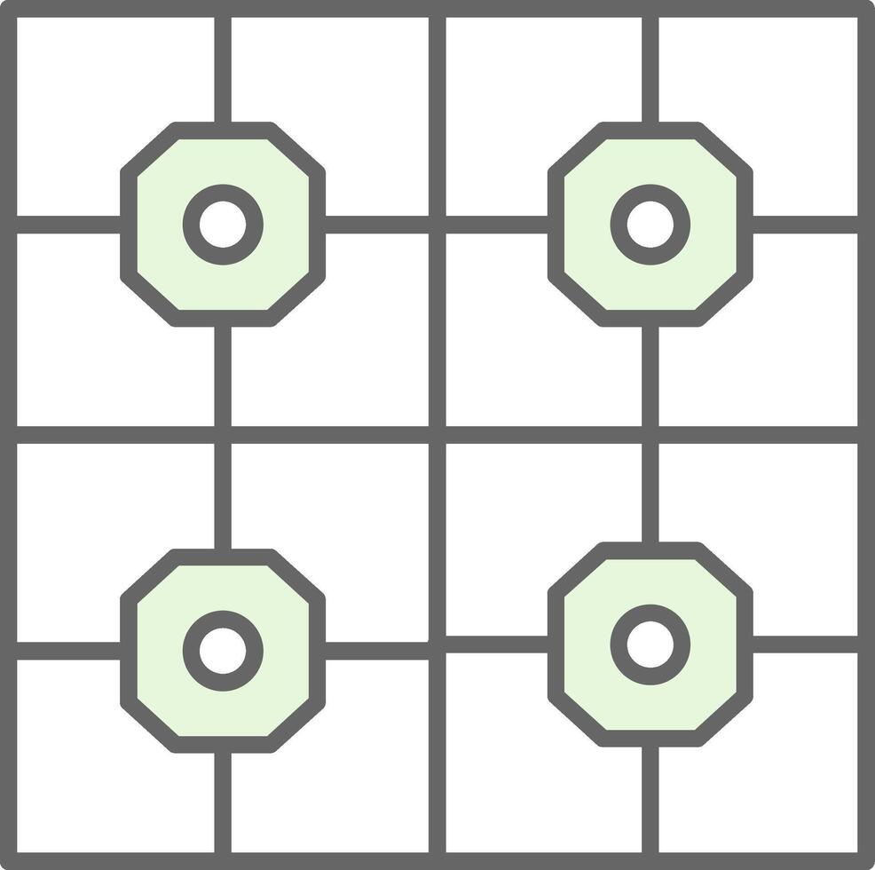 Floor Tiles Fillay Icon vector