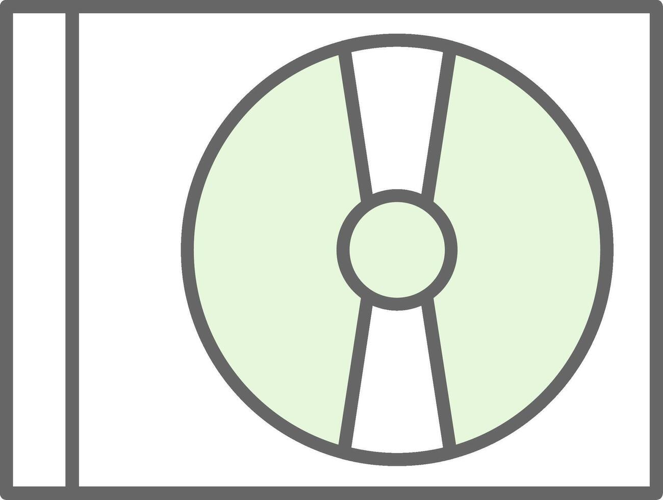 Cd Player Fillay Icon vector