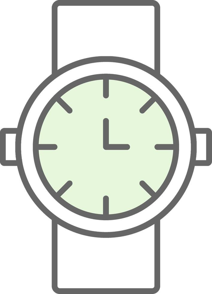 Watch Fillay Icon vector