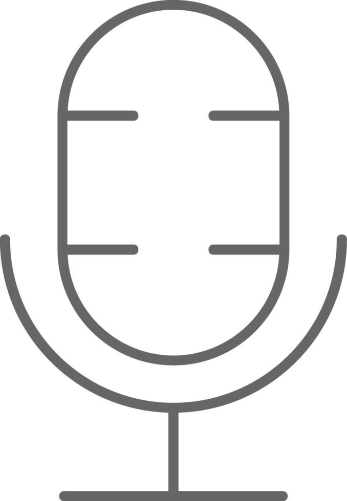 podcast relleno icono vector