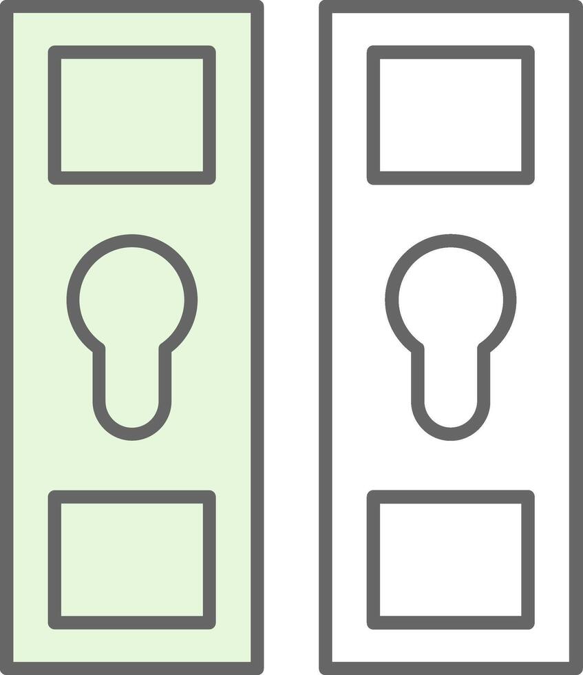 Locker Fillay Icon vector