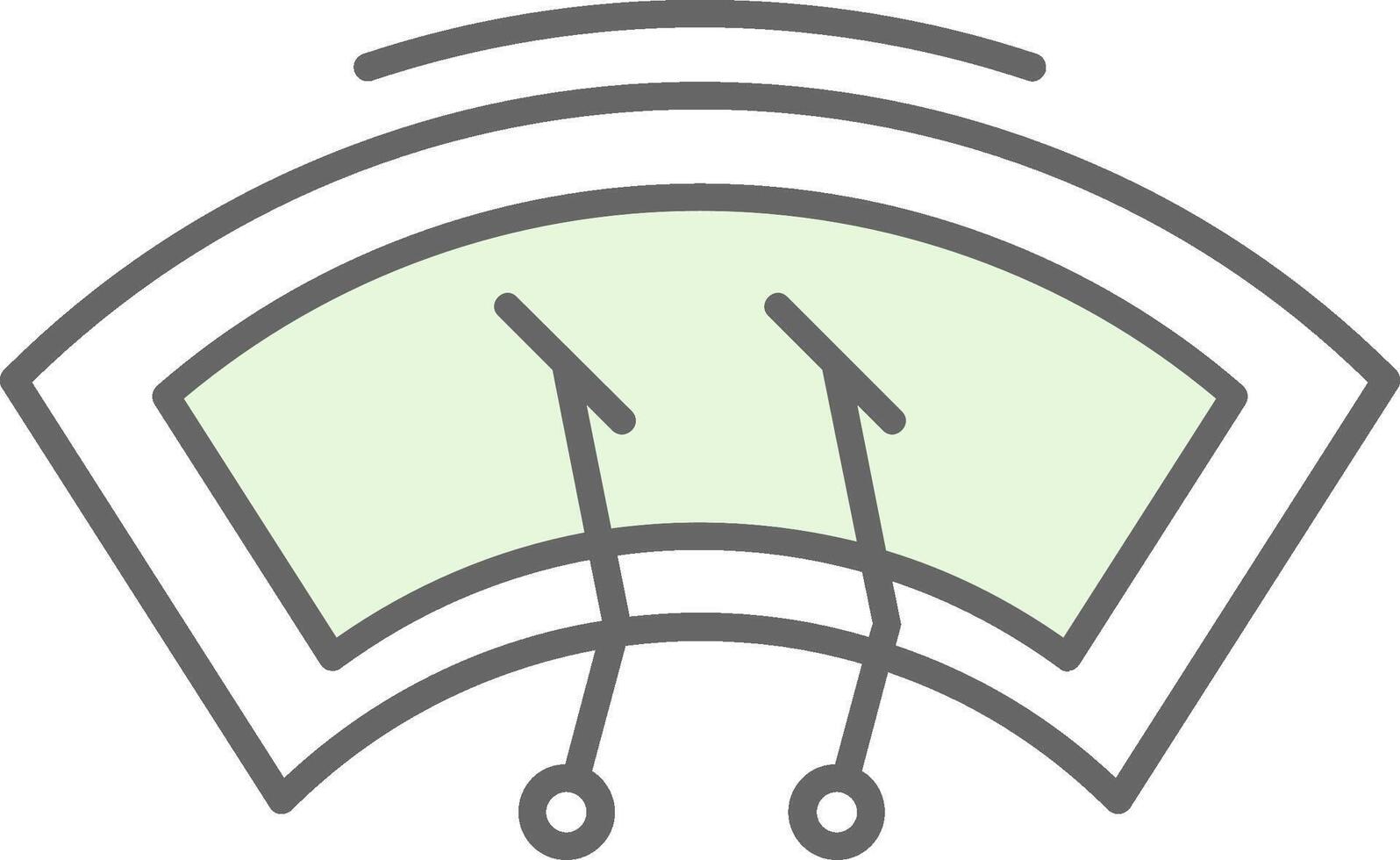 Wiper Fillay Icon vector