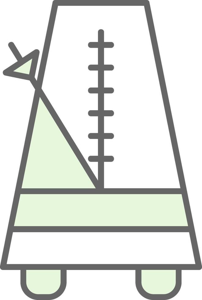 Metronome Fillay Icon vector