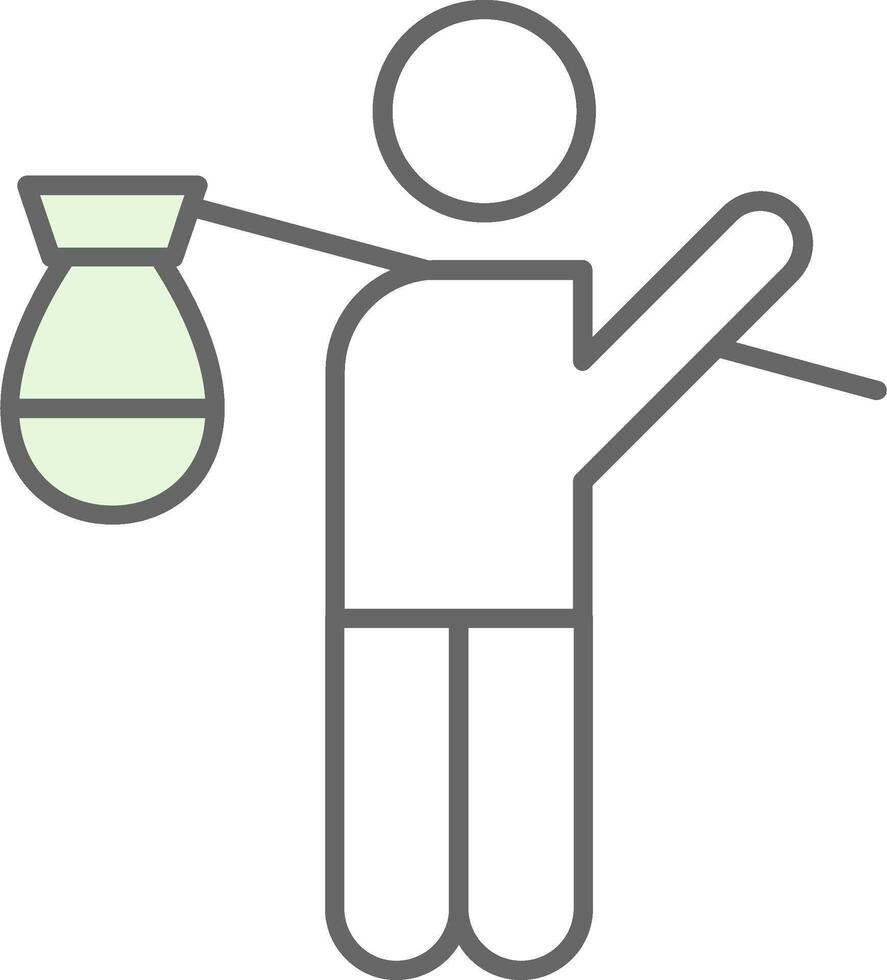 Refugee Fillay Icon vector