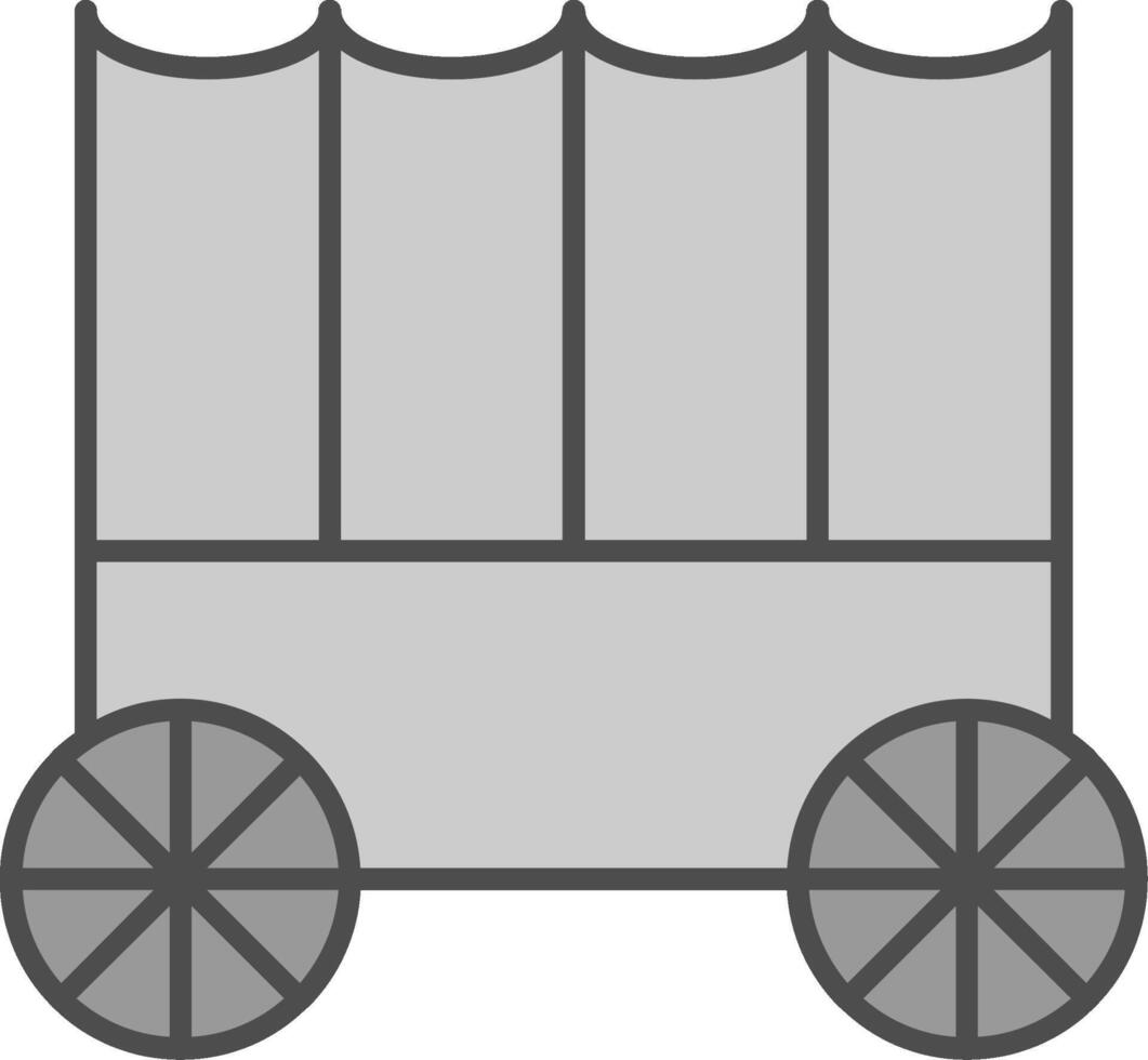 Carriage Fillay Icon vector