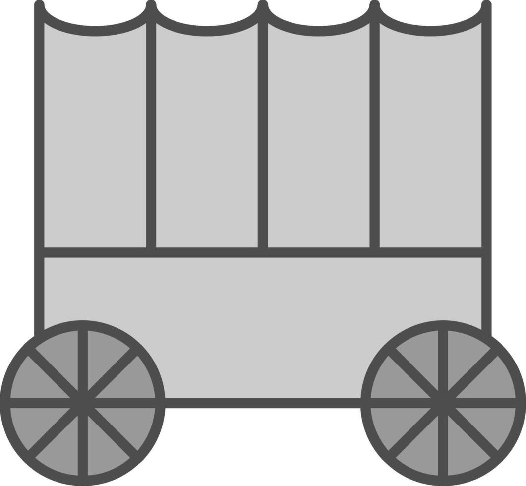 carro relleno icono vector