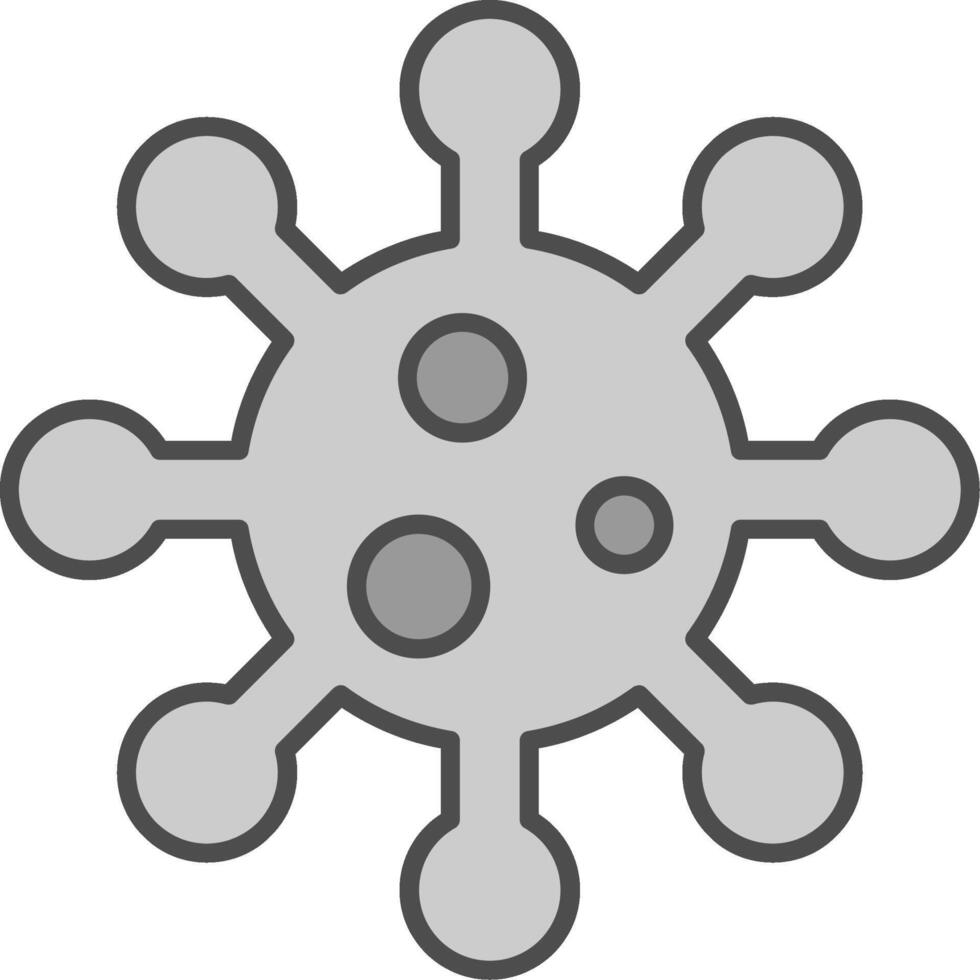 Bacteria Fillay Icon vector