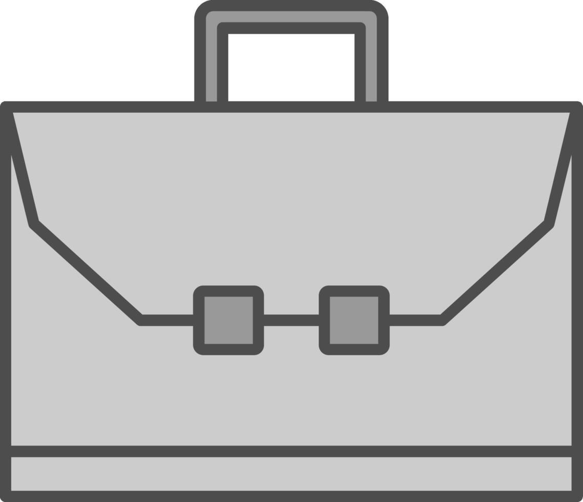 Briefcase Fillay Icon vector