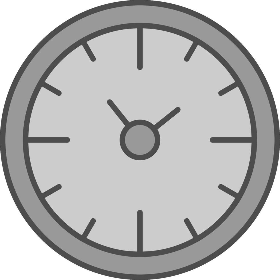 Clock Time Fillay Icon vector