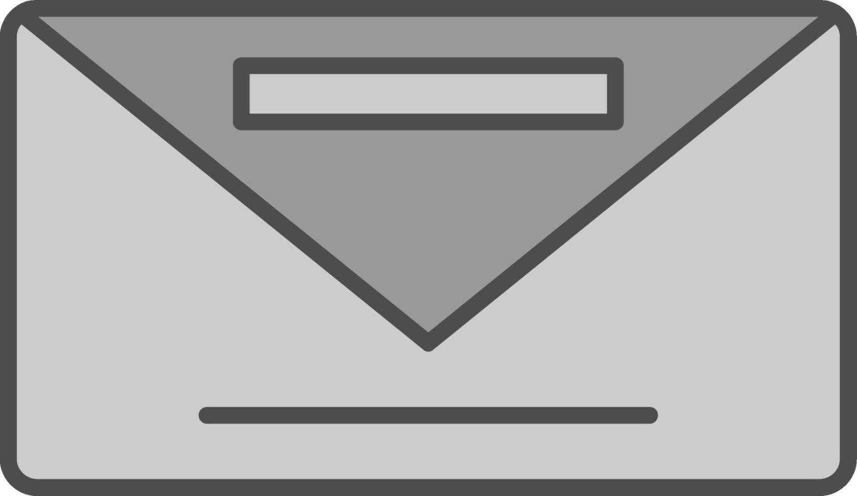 Envelope Fillay Icon vector