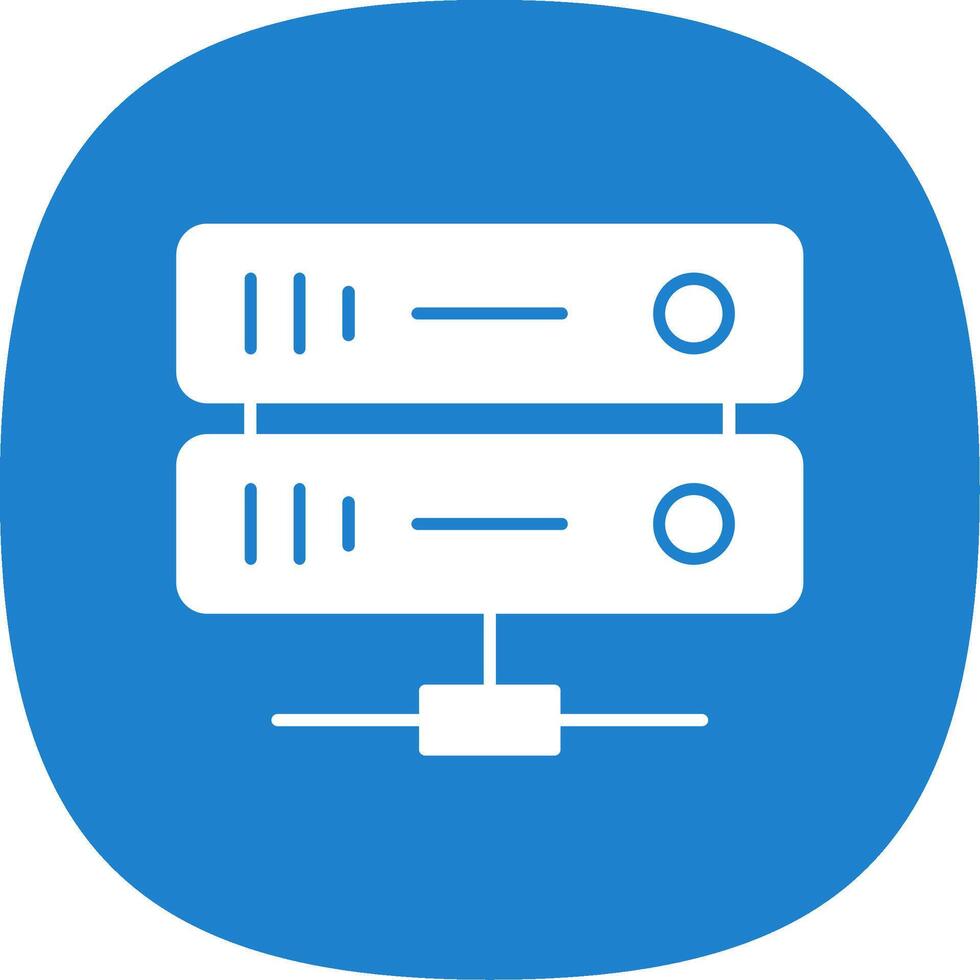 Server Glyph Curve Icon 42854300 Vector Art at Vecteezy