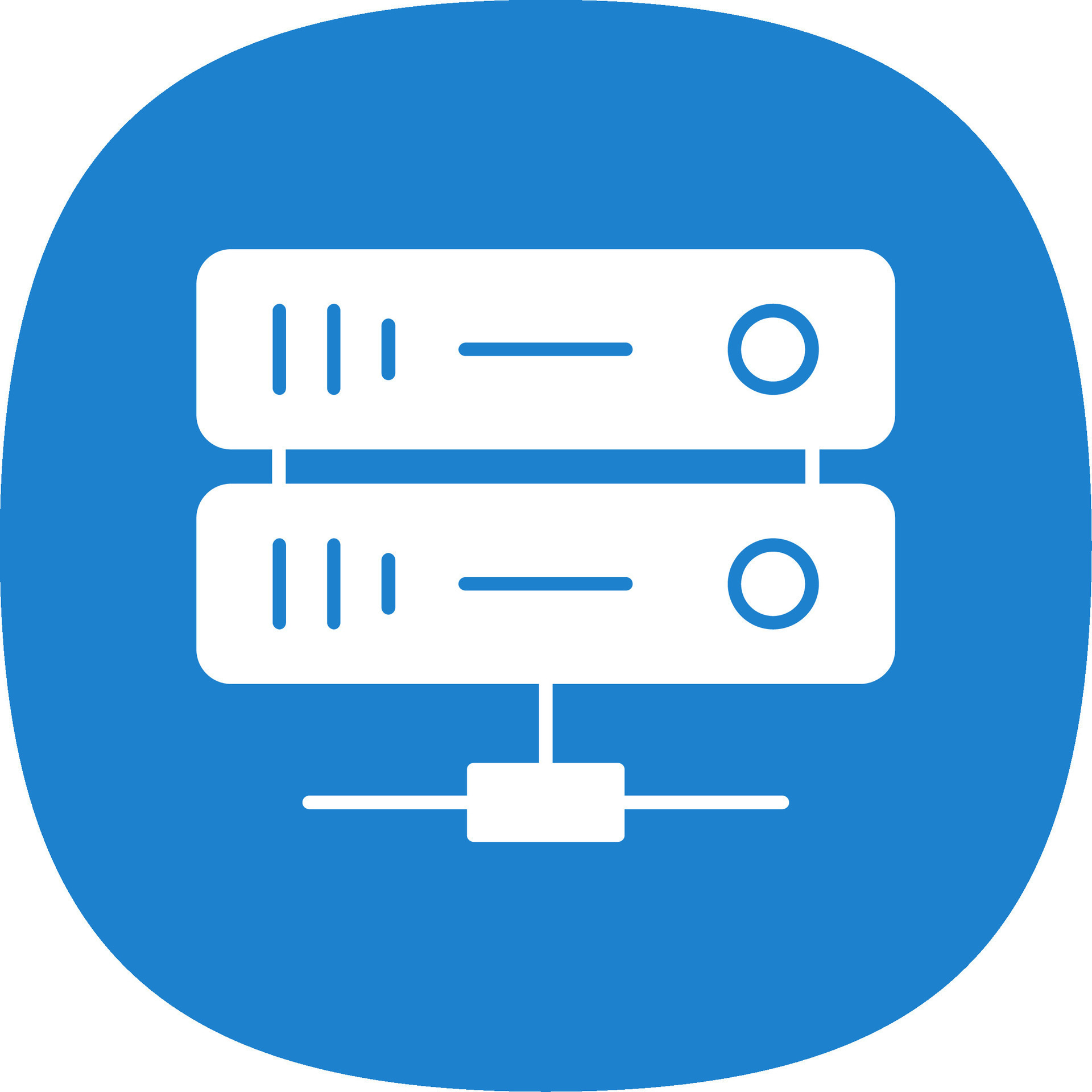 Server Glyph Curve Icon 42854300 Vector Art at Vecteezy