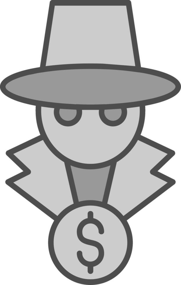 Fraud Fillay Icon vector