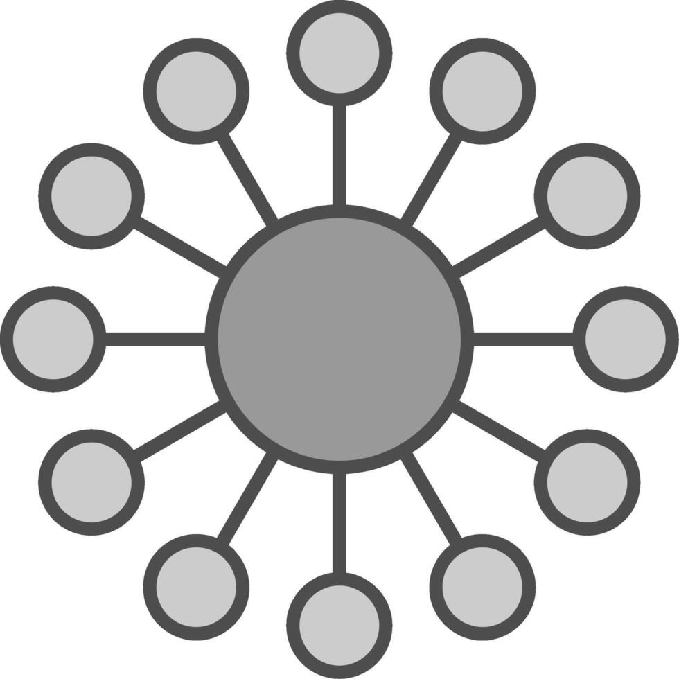 Diagram Fillay Icon vector