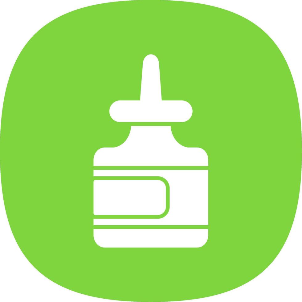 Glue Line Two Color Icon vector