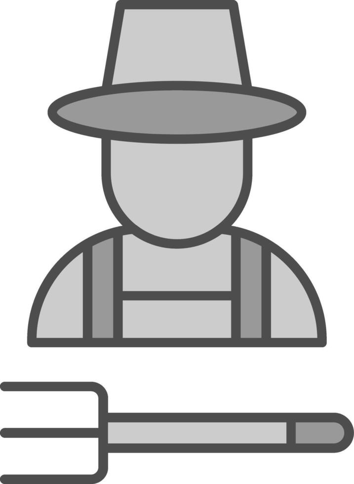 Farmer Fillay Icon vector