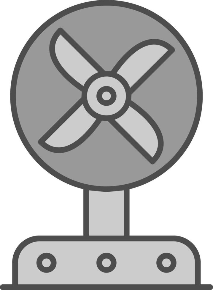 Fan Fillay Icon vector