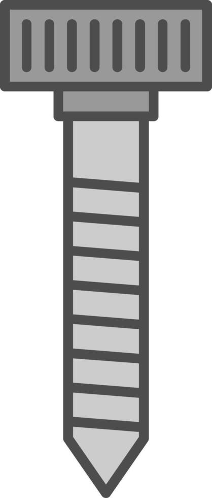 Screw Fillay Icon vector