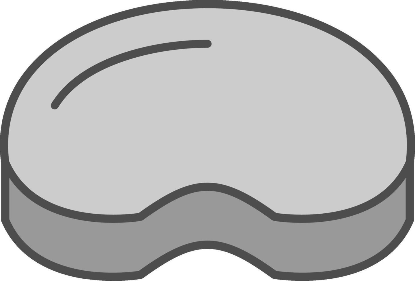 Steak Glyph Curve Icon vector