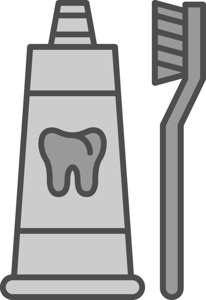 Toothpaste Fillay Icon vector